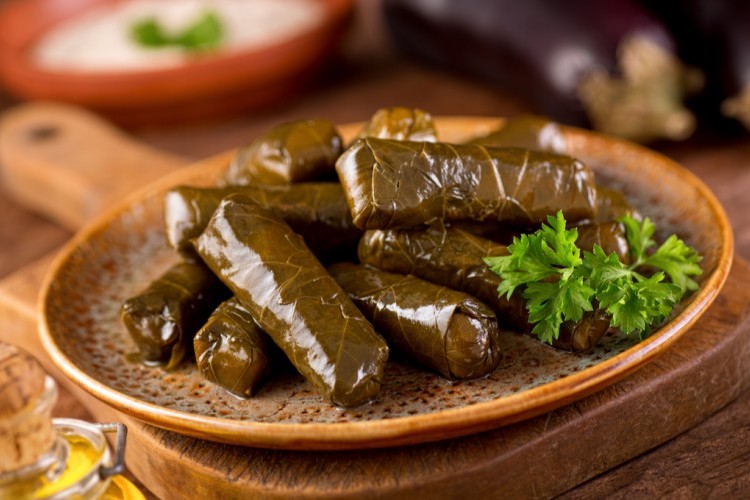 Grape-leaves